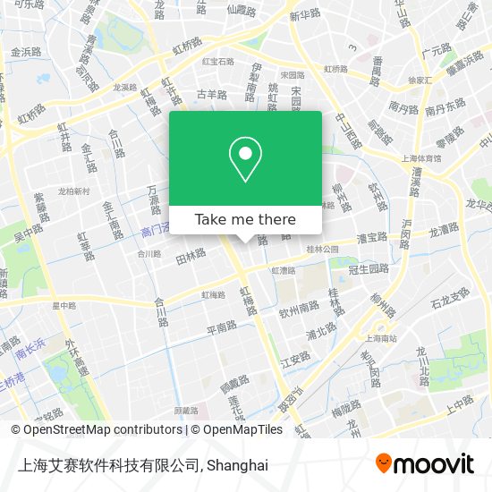 上海艾赛软件科技有限公司 map