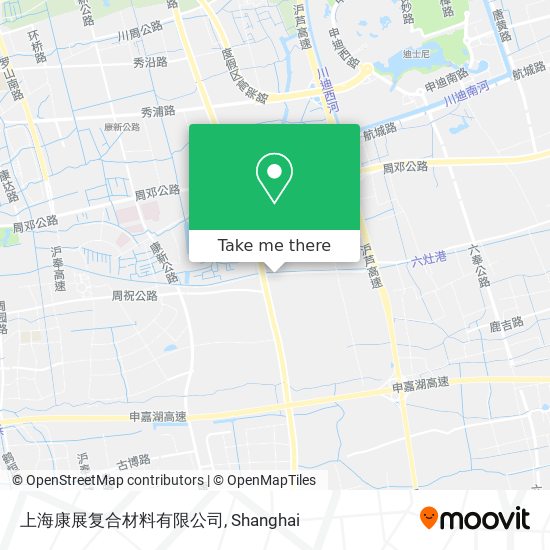 上海康展复合材料有限公司 map