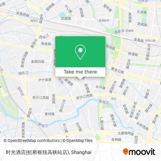 时光酒店(虹桥枢纽高铁站店) map