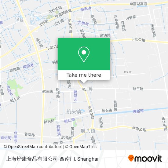 上海烨康食品有限公司-西南门 map