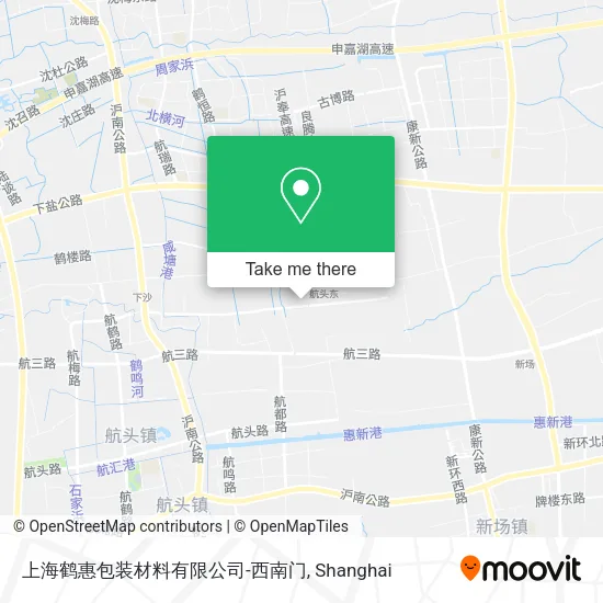 上海鹤惠包装材料有限公司-西南门 map