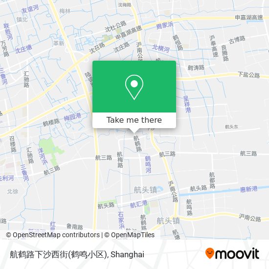 航鹤路下沙西街(鹤鸣小区) map