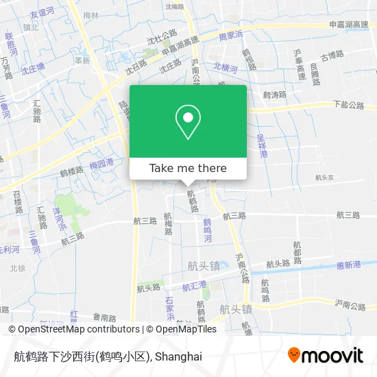 航鹤路下沙西街(鹤鸣小区) map