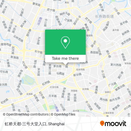 虹桥天都-三号大堂入口 map