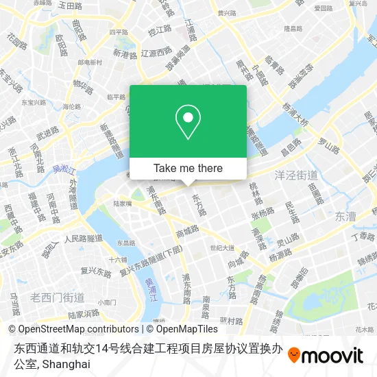 东西通道和轨交14号线合建工程项目房屋协议置换办公室 map