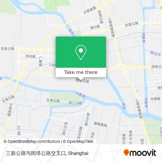 三新公路与闵塔公路交叉口 map