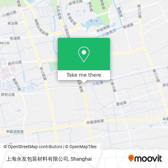 上海永友包装材料有限公司 map