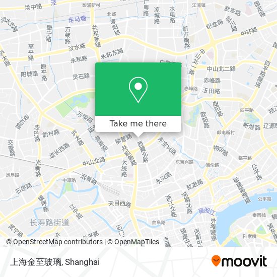 上海金至玻璃 map