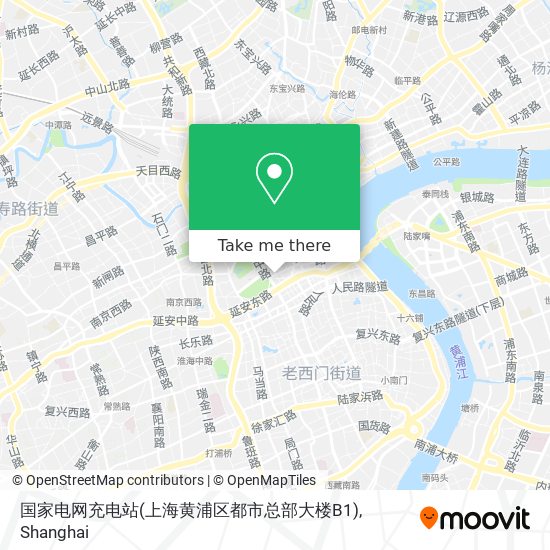 国家电网充电站(上海黄浦区都市总部大楼B1) map