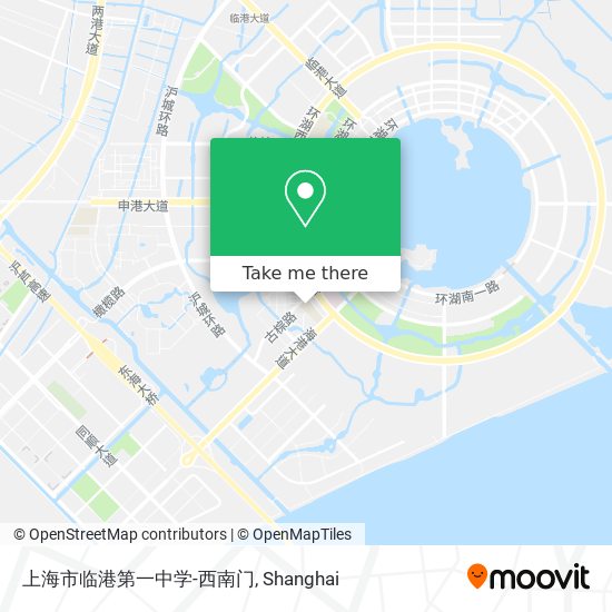 上海市临港第一中学-西南门 map