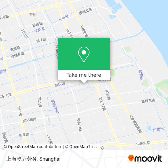 上海乾际劳务 map