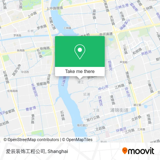 爱辰装饰工程公司 map