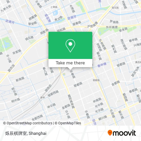 烁辰棋牌室 map