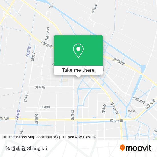 跨越速递 map