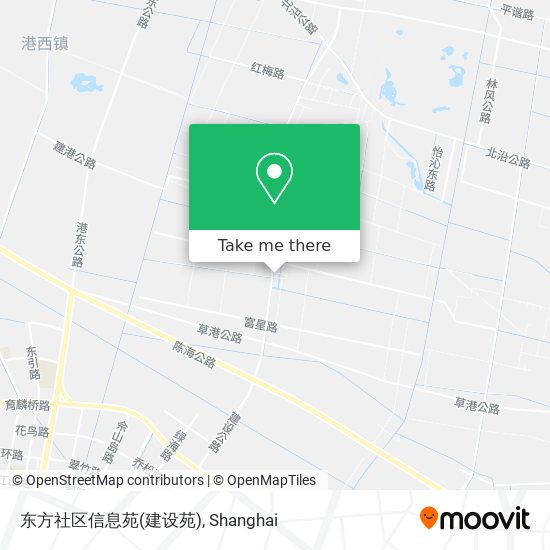 东方社区信息苑(建设苑) map