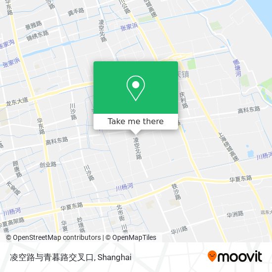 凌空路与青暮路交叉口 map