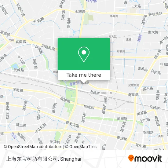 上海东宝树脂有限公司 map