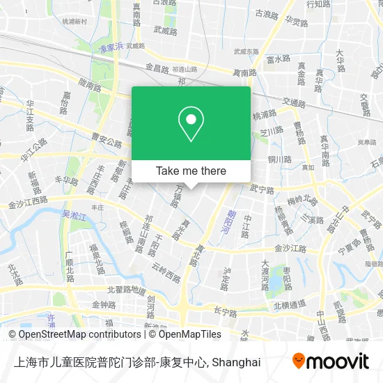 上海市儿童医院普陀门诊部-康复中心 map