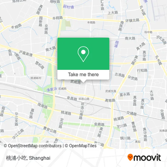 桃浦小吃 map