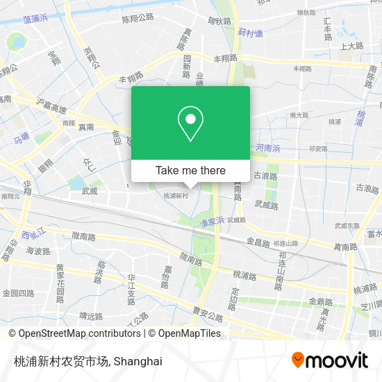 桃浦新村农贸市场 map