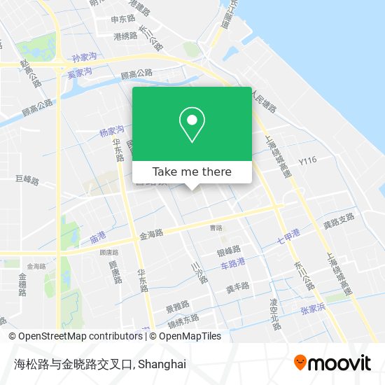 海松路与金晓路交叉口 map