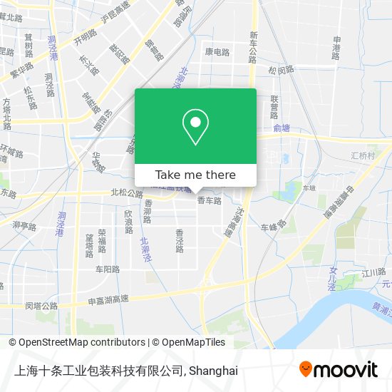 上海十条工业包装科技有限公司 map