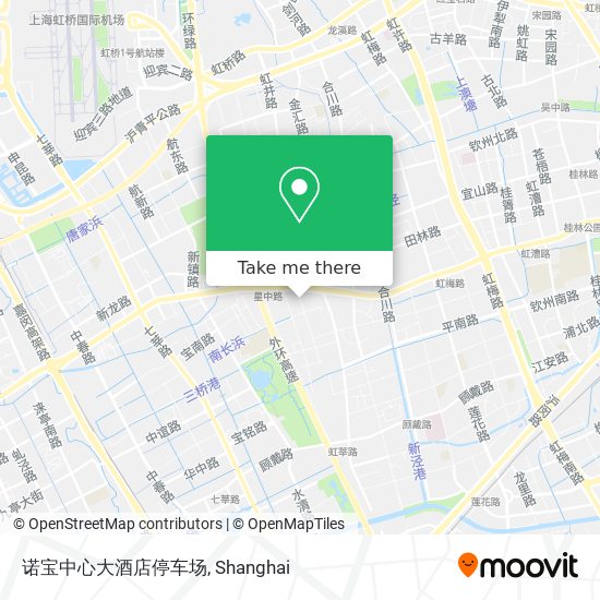 诺宝中心大酒店停车场 map