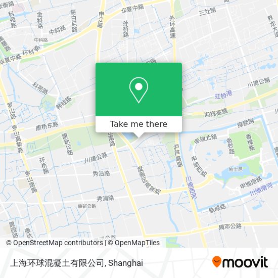 上海环球混凝土有限公司 map