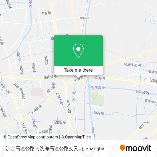 沪金高速公路与沈海高速公路交叉口 map