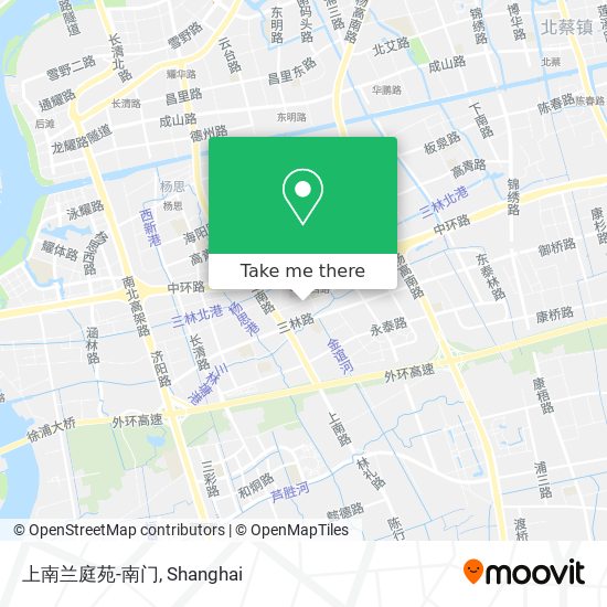 上南兰庭苑-南门 map