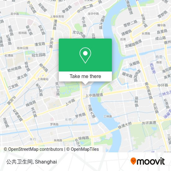 公共卫生间 map