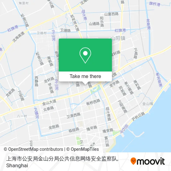 上海市公安局金山分局公共信息网络安全监察队 map
