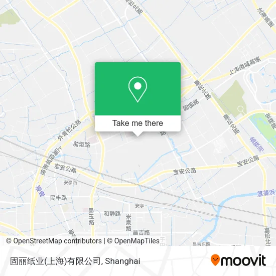 固丽纸业(上海)有限公司 map