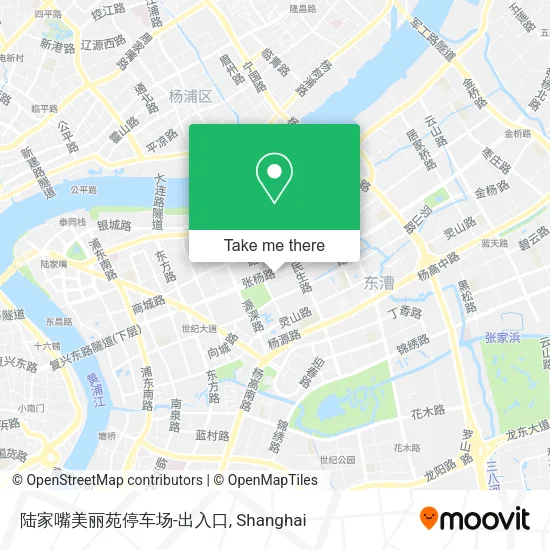陆家嘴美丽苑停车场-出入口 map