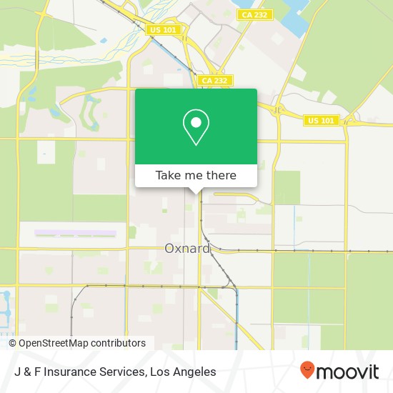 J & F Insurance Services map