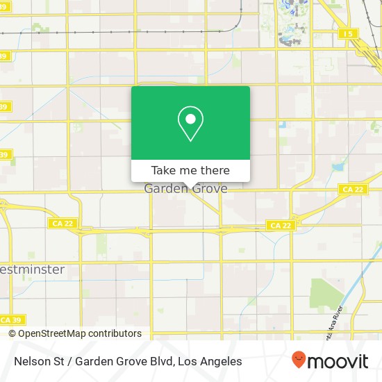 Nelson St / Garden Grove Blvd map