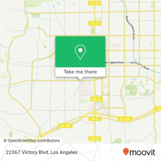 Mapa de 22367 Victory Blvd