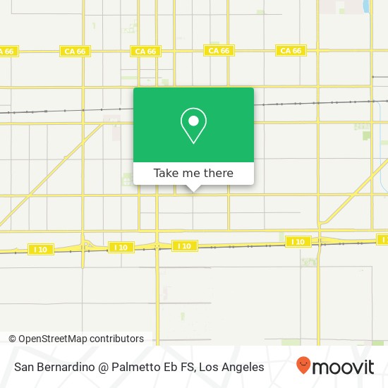 San Bernardino @ Palmetto Eb FS map