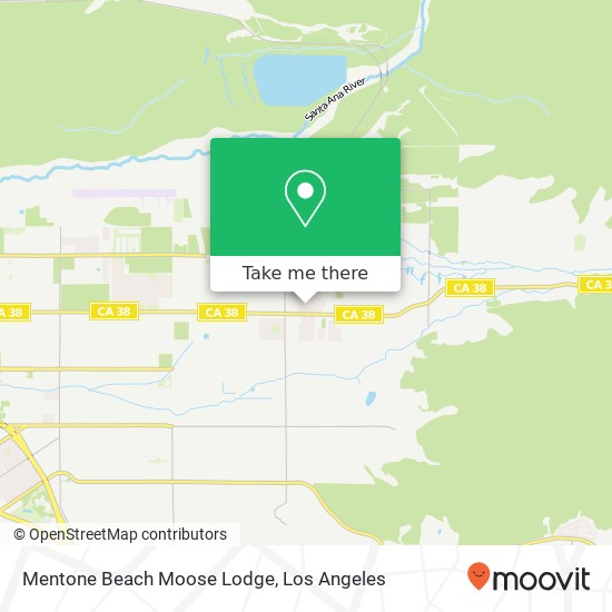 Mapa de Mentone Beach Moose Lodge