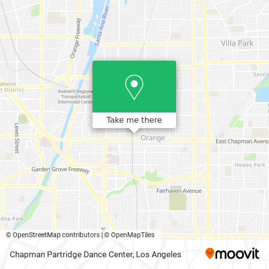 Chapman Partridge Dance Center map