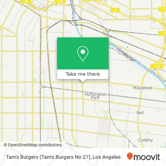 Tam's Burgers (Tam's Burgers No 27) map