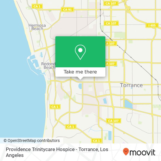 Mapa de Providence Trinitycare Hospice - Torrance