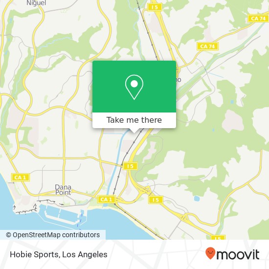 Hobie Sports map