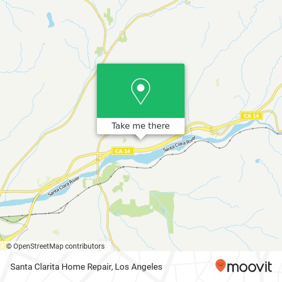 Santa Clarita Home Repair map