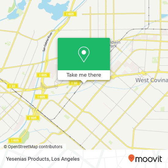 Yesenias Products map