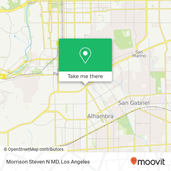 Morrison Steven N MD map