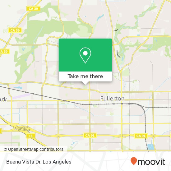 Buena Vista Dr map