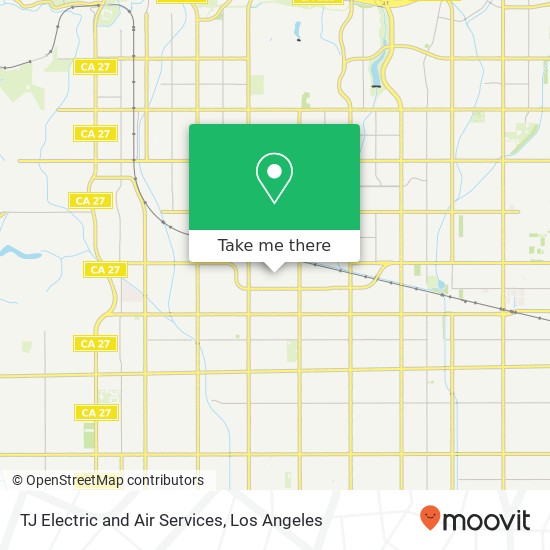 TJ Electric and Air Services map
