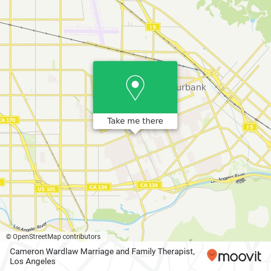 Cameron Wardlaw Marriage and Family Therapist map