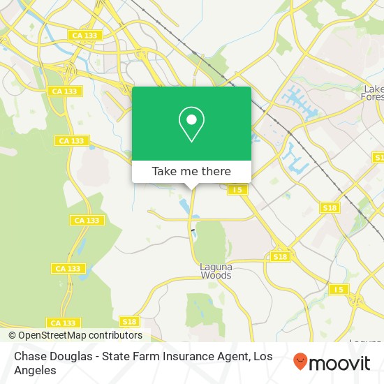 Mapa de Chase Douglas - State Farm Insurance Agent